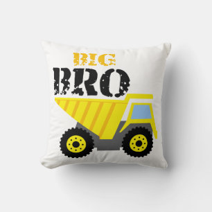 Big Bro Construction Gelber Kipper Kissen