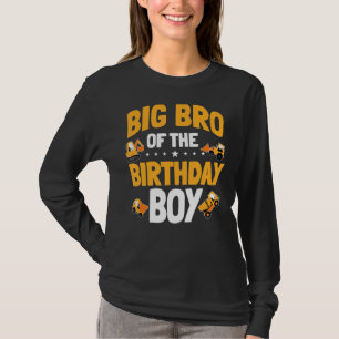 Big Bro der Geburt Junge Bauarbeiter-Bd T-Shirt