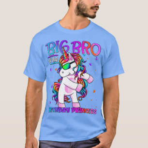 Big Bro der Geburtstagsfürstentin Flossing Einhorn T-Shirt