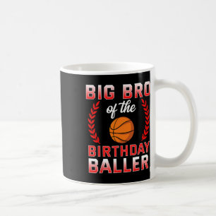 Big Bro des Geburtstags Boy Bysketbyll Bday Kaffeetasse