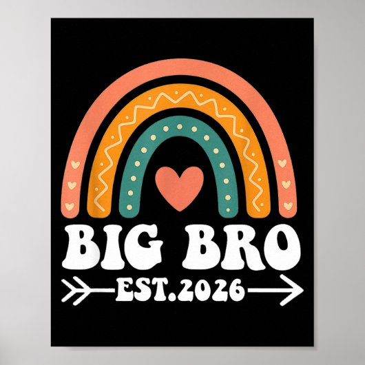 Big Bro Est 2026 New Big Brother Announcement Rain Poster (Vorne)