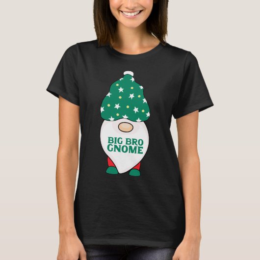 Big Bro Gnome Brother Gnomes Matching Christmas Pa T-Shirt (Vorderseite)
