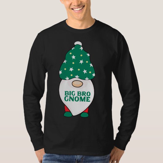 Big Bro Gnome Brother Gnomes Matching Christmas Pa T-Shirt (Vorderseite)