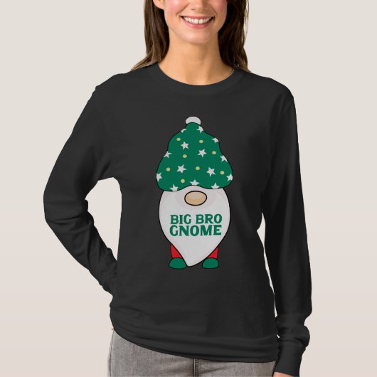 Big Bro Gnome Brother Gnomes Matching Christmas Pa T-Shirt (Vorderseite)