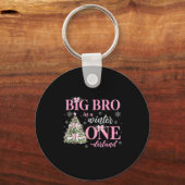 Big Bro In A Winter Onederland Birthday Girl Chris Schlüsselanhänger (Vorderseite)
