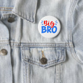 BIG BRO in Rot und Blau Button (Beispiel)