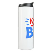 BIG BRO in Rot und Blau Thermosbecher (Nach links gedreht)