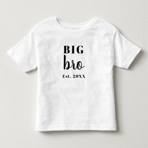 Big Bro Jahr Kleinkind T-shirt