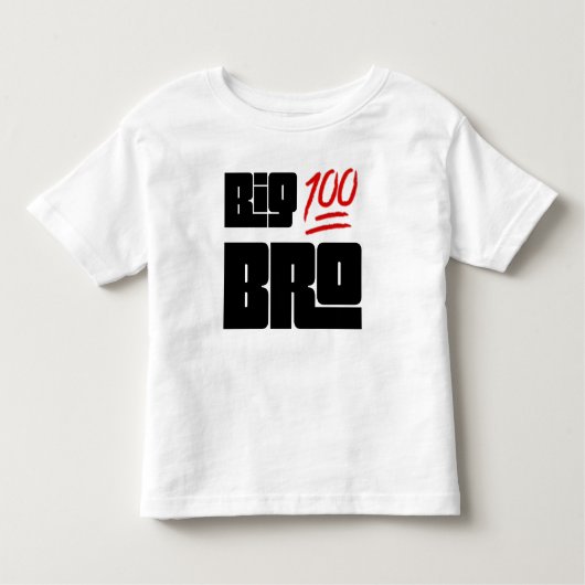 💯 Big Bro Kleinkind T-shirt (Vorderseite)