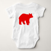 Big Bro Lil bro Bär Matching Shirts T - Shirt (Rückseite)