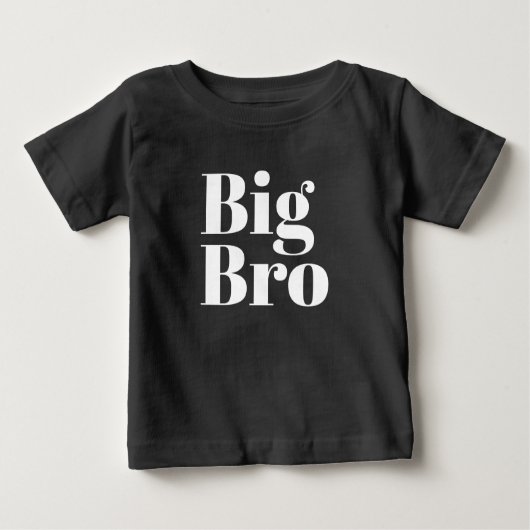 Big Bro | Matching Sibling Family Baby T-shirt (Vorderseite)