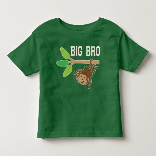 Big Bro Monkey Brother Boys T - Shirt (Vorderseite)