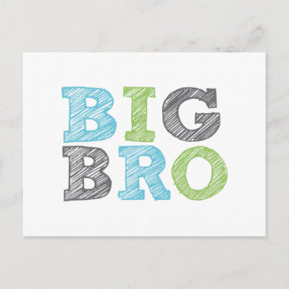 Big Bro Postkarte
