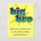 Big Bro Postkarte (Vorderseite)