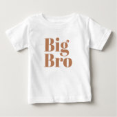 Big Bro | Rust Matching Sibling Family Baby T-shirt (Vorderseite)
