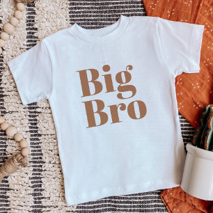 Big Bro   Rust Matching Sibling Family Baby T-shirt