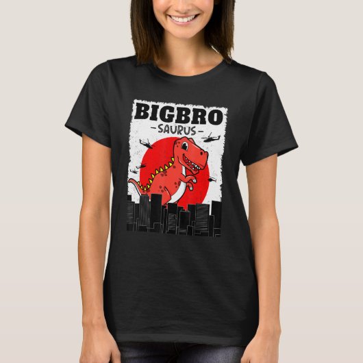 Big Bro Saurus Dinosaur Brothersaurus Family Match T-Shirt (Vorderseite)