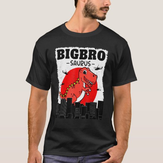 Big Bro Saurus Dinosaur Brothersaurus Family Match T-Shirt (Vorderseite)