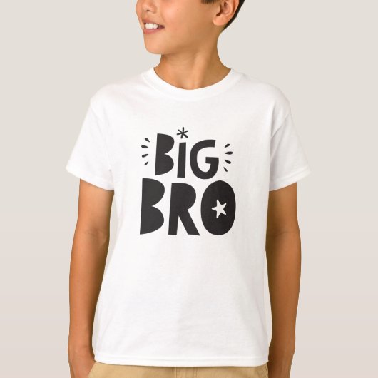 BIG BRO T - SHIRT Moderner, lustiger Skandinavient (Vorderseite)
