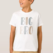 Big Bro Typographic Brother T - Shirt (Vorderseite)