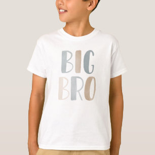 Big Bro Typographic Brother T - Shirt