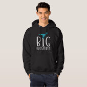 Big Brosaurus Dinosaur Big Brother Hoodie (Vorne ganz)