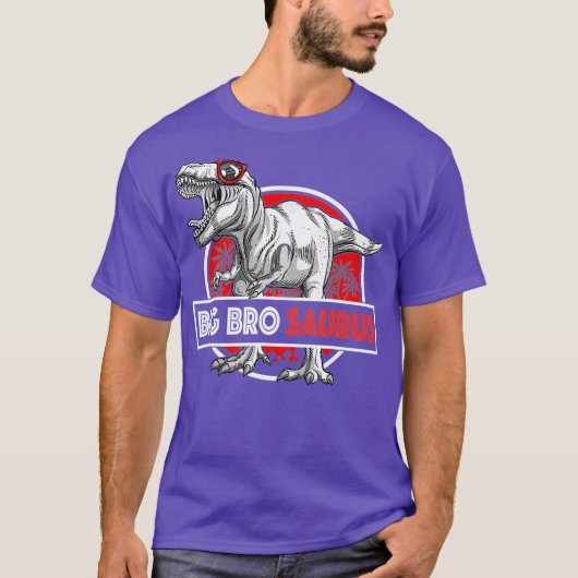 Big Brosaurus T-Rex Shirt Funny Big Bro Saurus (Vorderseite)