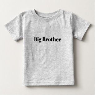 Big Brother, Anpassung mit Namen, Text Baby T-shirt