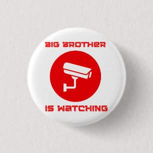 Big Brother beobachtet 1984 ingsoc Button