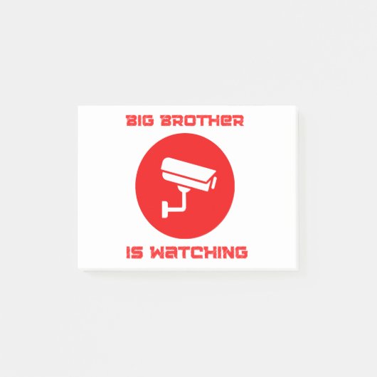 Big Brother beobachtet 1984 ingsoc Post-it Klebezettel (Vorderseite)