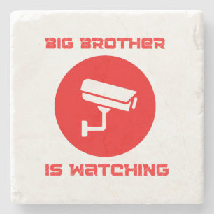 Big Brother beobachtet 1984 ingsoc Steinuntersetzer