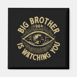 Big Brother beobachtet dich Magnet