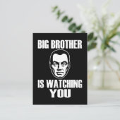 Big Brother beobachtet dich Postkarte (Stehend Vorderseite)
