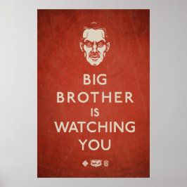 Big Brother beobachtet euch Propagandaposter Poster