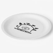 Big Brother beobachtet Pappteller (Schrägansicht)