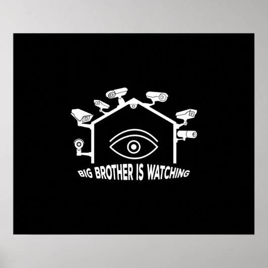 Big Brother beobachtet Poster (Vorne)