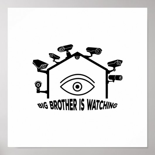 Big Brother beobachtet Poster (Vorne)