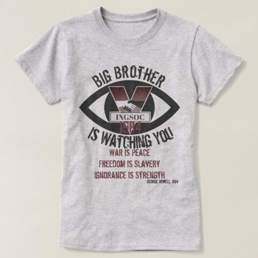 Big Brother beobachtet T-Shirt (Design vorne)