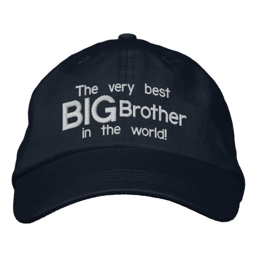 Big Brother - bestickter Hut (Vorderseite)