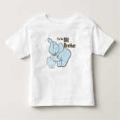 Big Brother Blue Elephant Kleinkind T-shirt (Vorderseite)