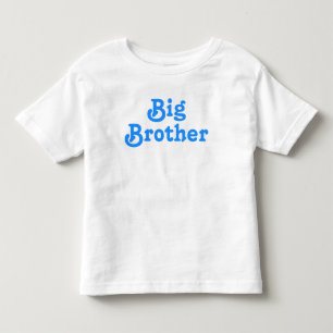 Big Brother Blue Typografie Kleinkind T-shirt