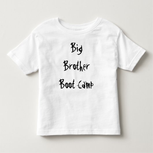 Big Brother Boot Camp Kleinkind T-shirt (Vorderseite)