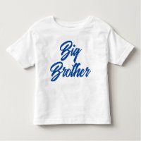 Big Brother Colorful Blue Kleinkind T - Shirt