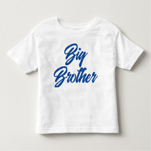 Big Brother Colorful Blue Kleinkind T - Shirt