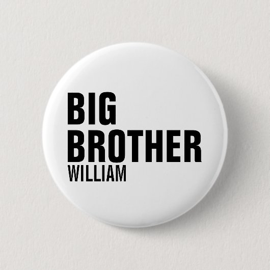 Big Brother Custom Round Button (Vorderseite)
