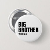 Big Brother Custom Round Button (Vorne & Hinten)