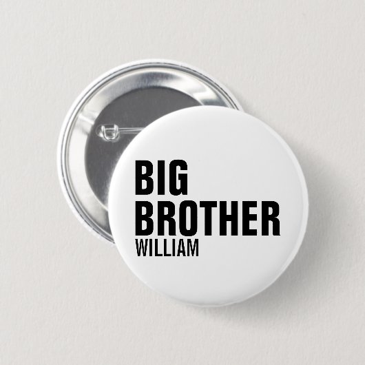 Big Brother Custom Round Button (Vorne & Hinten)