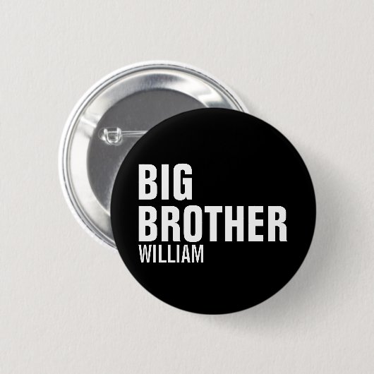 Big Brother Custom Round Button (Vorne & Hinten)