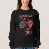 Big Brother des süßen 5. Donut-Party Sweatshirt (Vorderseite)