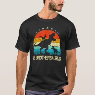 Big Brother Dinosaur Big Brothersaurus 2 Zwei Kind T-Shirt